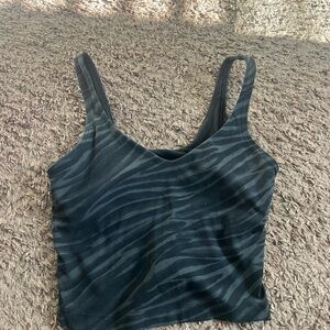 Lululemon Align Black Zebra Print Women's Top